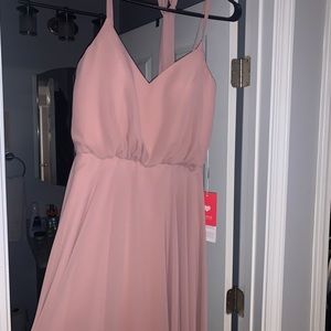 Bridesmaid dress dusty rose